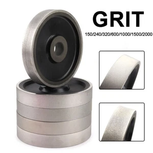 150mm 6" Diamond Coated Grinding Wheel Electroplated Lapidary Tool 150-2000 Grit - Picture 1 of 7