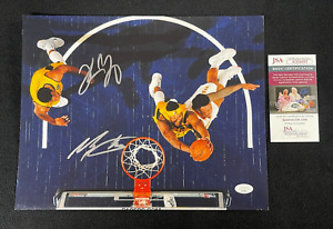 Thaddeus Young & Myles Turner Signed Indiana Pacers 11x14 Photo JSA COA