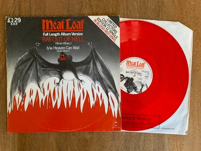 Meat Loaf - Bat Out of Hell - Limited Edition Red Vinyl - 1979 - Vinyl - EX - Image 1 of 4
