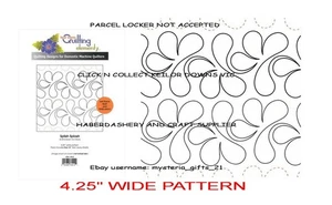 QUILTING DESIGN MACHINE 4 PAPER TEAR AWAY*BLOCK PATTERN*SPLISH SPLASH*1012 - Picture 1 of 4
