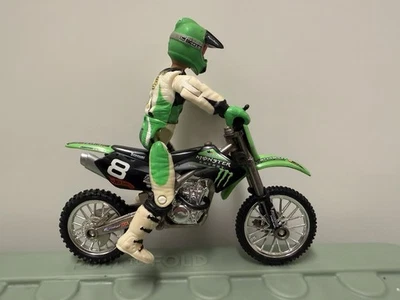 2005 Hot Wheels Moto Grant Langston #8 Dirtbike Toy Motocross Figure Moto-X Rare - Image 1 of 4