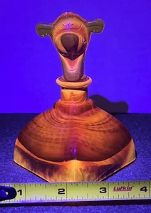 Disney Tigger Vintage Amber Perfume Bottle Glows Under Black Light See Pics - Picture 1 of 6