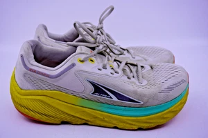 Altra Via Olympus Mens Sz 10.5 Max Cushion Road Running Shoes White Yellow - Picture 1 of 7
