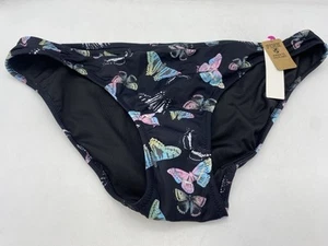 Victoria’s Secret Bathing Suit Bottoms - Women’s Size Large (black Butterfly) - Picture 1 of 3