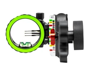 RL-2 Three Pin Slider Bow Sight - .019 Fiber Upper Pins and .010 Lower Pin wi... - Bild 1 von 5