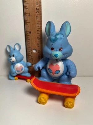 De colección 1980 Kenner Care Bear Cousins Posable y Miniatura Corazón Rápido Conejo Foto 1 de 4