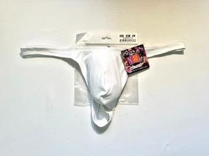 Andrew Christian Size XL - Micro Nylon Blend T- Back Thongs - White - Pouch - Picture 1 of 11