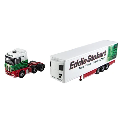 Corgi CC13801 Mercedes-Benz Actros Fridge Trailer Eddie Stobart 1:50 Scale Truck - Image 1 of 4