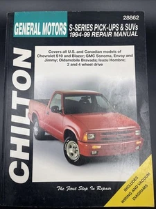 Chilton Repair Manual #28862 General Motors 1994-04 S-Series Pick-ups and SUVs - Picture 1 of 5
