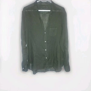 Frank & Eileen eileen Featherweight Cotton Shirt in Rosemary - size L - Picture 1 of 3