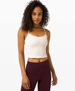 NWT Lululemon Daily Lineup Twist Back Tank Light Ivory Sz 6 - Picture 1 of 4