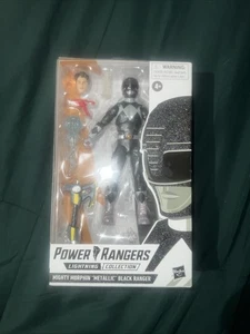 Mighty Morphin Metallic Black Ranger Lightning Collection Action Figure - Picture 1 of 7