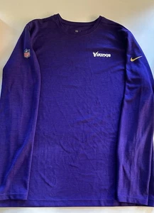 Maglia manica lunga Minnesota Vikings NFL Dri-Fit On-Field Nike uomo XL usata ottime condizioni - Foto 1 di 5