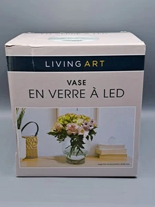 Living Art LED-Vase Rund, 18 cm hoch - Bild 1 von 3