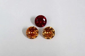Natural Masonite Gemstones 3pcs Lot 20ct Loose Stones for Rings & Jewelry Gems - Picture 1 of 8