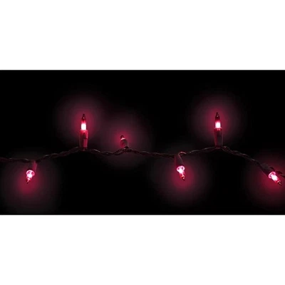 Seasonal Halloween Mini String Lights 20 Purple Bulbs 5 Ft Indoor Wreaths Crafts - Image 1 of 2