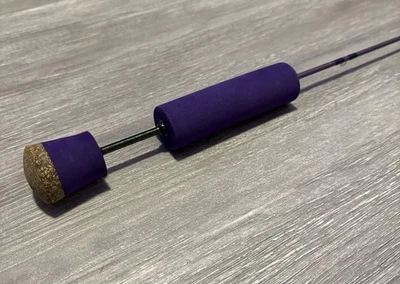 Ice Rod personalizado de A.T. Varillas personalizadas, LLC- 32” claro, púrpura metálico Foto 1 de 4