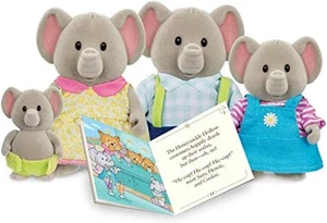 Lil Woodzeez Oliphant Elefant Familie Tiere Spielzeug Set Einweg Buch Eltern Baby - Bild 1 von 3