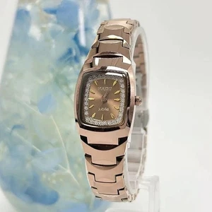 Rado Jubile Diamond Bezel Quartz Watch Pink Gold 28mm Ladies Elegant - Picture 1 of 9