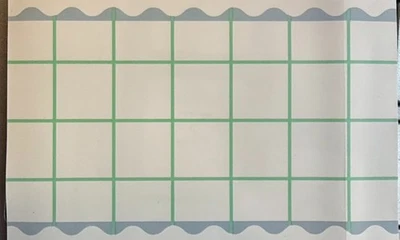 4 Pack Green & Blue, White Table Runner 12 in X 72 in - Image 1 of 2