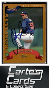 John Ennis 2002 Topps Traded #T201 Atlanta Braves TTM/IP Signed Autographed - Picture 1 of 2