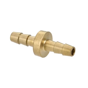 1Pcs Hose Barb Fitting for Water Fuel Air 1/8x1/8inch Brass Splicer Mender - Picture 1 of 5