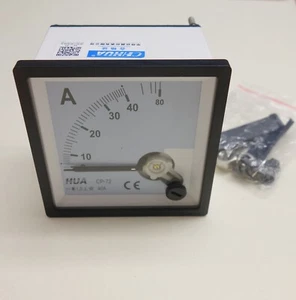 1PC NEW AC 0-40A Analog Ammeter Panel AMP Current Meter 72*72mm wire direclty - Picture 1 of 7