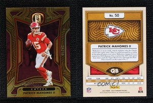 2022 Panini Gold Standard Rose Gold /25 Patrick Mahomes II #50
