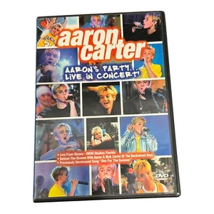 Aaron Carter - Aaron's Party... Live In Concert DVD 2001 POP MUSIC LIVE RARE OOP - Bild 1 von 3