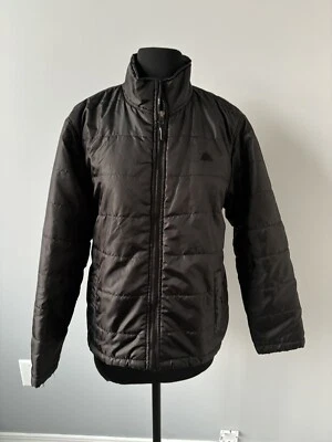 Snozu Kids Quilted Puffer Winter Waterproof Jacket Poly Fill Black Large 14-16 - Image 1 of 4