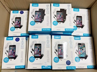 Job Lot 40 x iPhone Phone Cases + Screen Protectors + Charging Cable + Adapter - Image 1 of 4