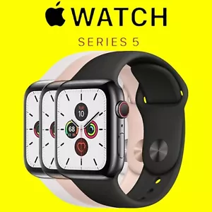 Apple Watch Series 5 40mm 44mm GPS WIFI LTE GRADE A (9/10) - Picture 1 of 13
