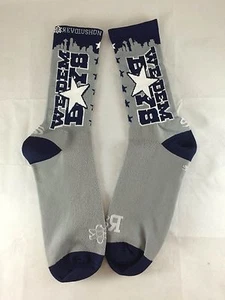 Dallas Cowboys "We Dem Boys" socks (Men's, MD, Grey) - Picture 1 of 1