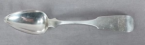 Isaac Reed & Son Philadelphia moneta monogramma HLW cucchiaio argento C.1830-1857 A - Foto 1 di 9