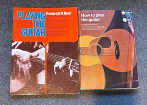 2 Folk Music Songbooks Acoustic Guitar Blues Self Instruction Guides 1960s - Zdjęcie 1 z 13