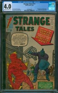 Strange Tales #111 ⭐ CGC 4.0 ⭐ 2nd Doctor Strange + 1st Baron Mordo! Marvel 1963 - Picture 1 of 2