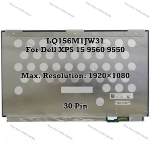LQ156M1JW31 15.6" FHD 1920×1080 LCD Screen For Dell XPS 15 9560 9550 Non-Touch - Picture 1 of 1