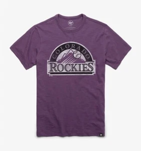 Camiseta Scrum de grano púrpura de los Colorado Rockies '47 para hombre - Imagen 1 de 1