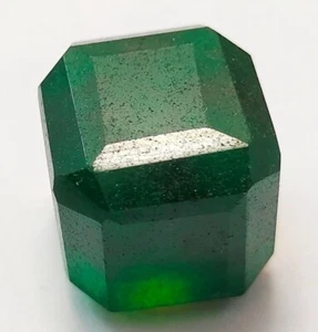 Natural Green Beryl (Trapiche) Cube Shape Loose Gemstone C44 - Picture 1 of 15