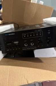 Wireless Bluetooth Karaoke Amplifier Home Car Bus Tours 300 Watts 2 Channel Digi - Picture 1 of 1