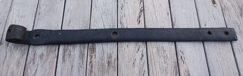 XL Large Vintage Strap Hinges Antique Hand Forged 27.5"L x 1.75" w Cover