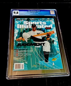 AARON JUDGE RARE SI FOR KIDS NEWSSTAND MAG CARDS 2023 YANKEES POP 2 MINT CGC 9.8 - Picture 1 of 3
