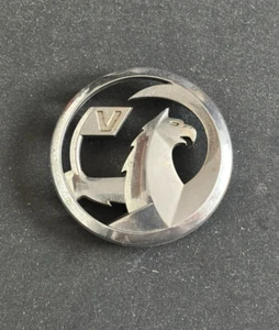 GENUINE VAUXHALL ASTRA MERVIA B ZAFIRA B WHEEL TRIM CHROME BADGE X 1 (badge only - Picture 1 of 5