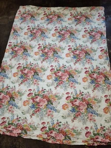 Vtg Ralph Lauren Twin Floral Bouquet Duvet Cover 100% Cotton Made In U.S.A - Picture 1 of 17