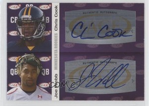 2010 SAGE Squared Dual Auto Chris Cook Joe Webb #A87 Rookie Auto RC