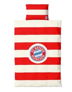 Original FCB FC Bayern München Baby Bettwäsche rot/weiß (Art. 35277) - Bild 1 von 2