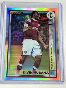 2022-23 Topps Merlin Chrome UEFA Soccer Divin Mubama RC Refractor #85 West Ham