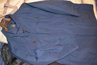 $648 Brooks Brothers Fabric Field Jacket Blue XL - Image 1 of 4