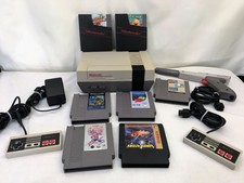 Nintendo NES Game Console System w/ 7 Games 2 Controllers Mario 1 & 2 New 72 Pin