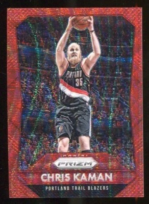 CHRIS KAMAN 2015-16 Panini Prizm #189 RED Ruby Wave /350 - Image 1 of 2